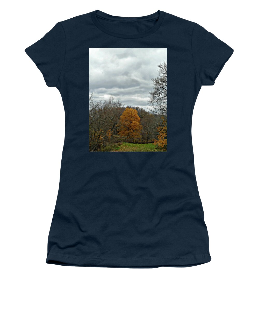 Colourful Point Women's T-Shirt featuring the photograph Colourful point by Cyryn Fyrcyd