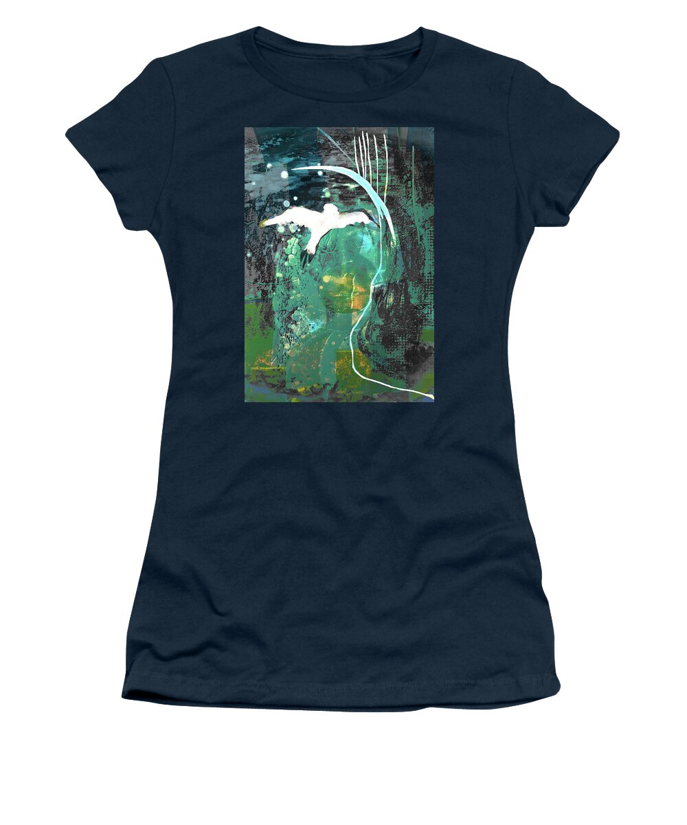 Landscape Women's T-Shirt featuring the photograph Contemplating Riddles by Alexandra Vusir