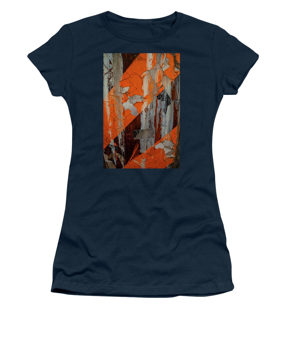Abstract Photo Women's T-Shirt featuring the photograph Contrasts by Irwin Barrett