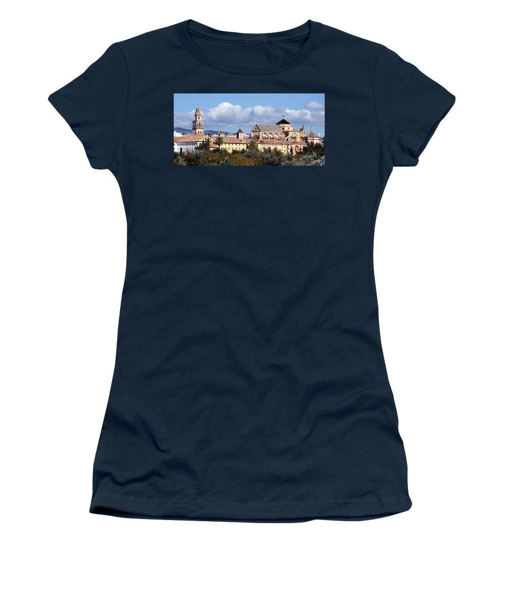 Cordoba Women's T-Shirt featuring the photograph Cordoba, Spain - Old City by Richard Krebs
