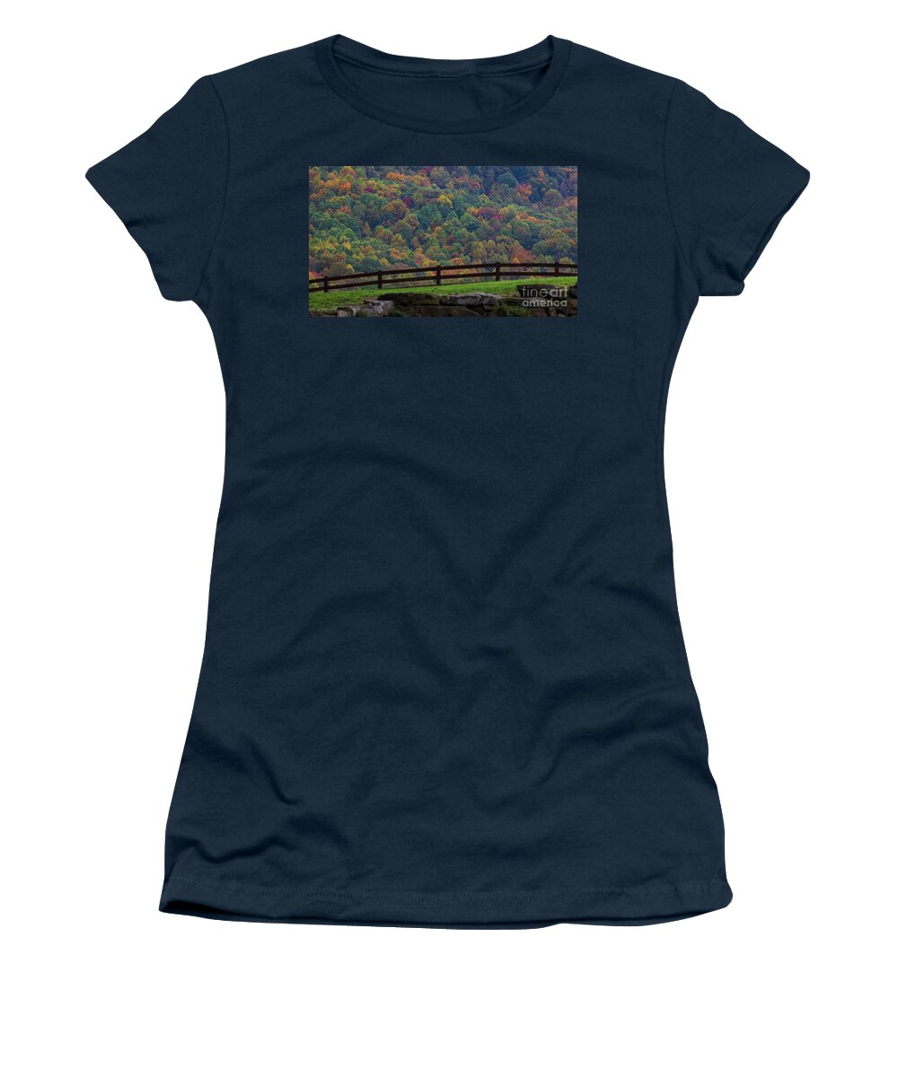 Countryside Women's T-Shirt featuring the photograph Country Autumn by Doug Sturgess