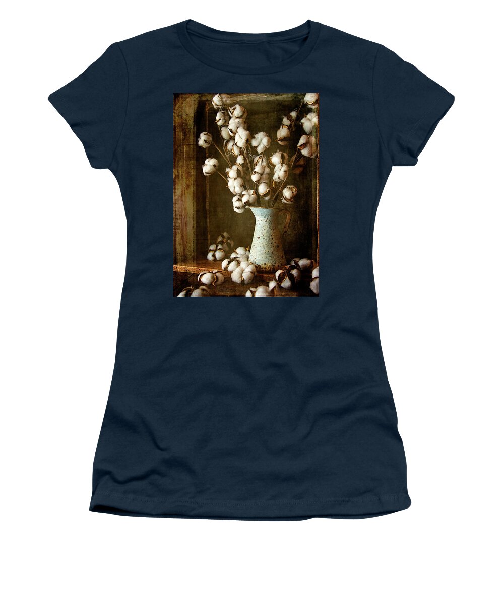 Country Cotton Women's T-Shirt featuring the photograph Country Cotton by Cindi Ressler