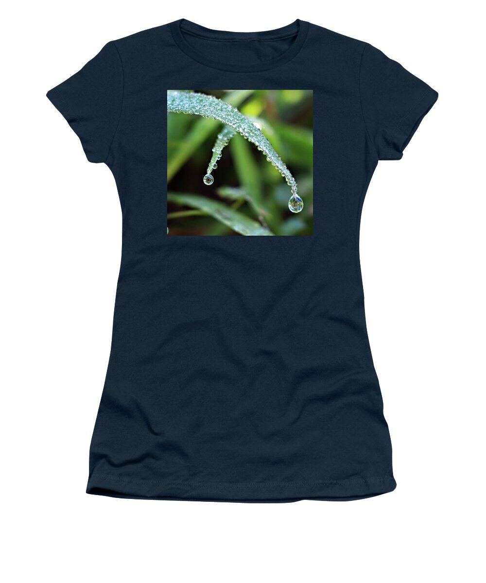 Two Grass Women's T-Shirt featuring the photograph Crossing over by Michelle Wermuth