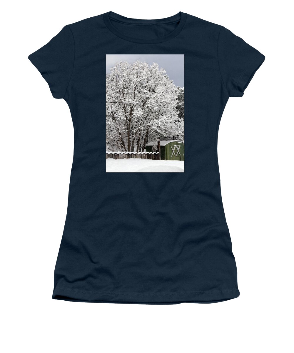 December Women's T-Shirt featuring the photograph December 26th by Diana Powell