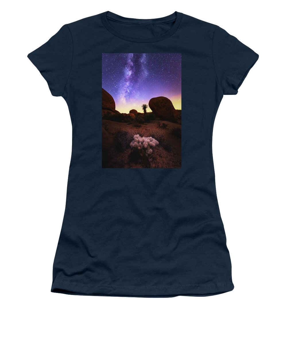 Cholla Women's T-Shirt featuring the photograph Deserted by Tassanee Angiolillo