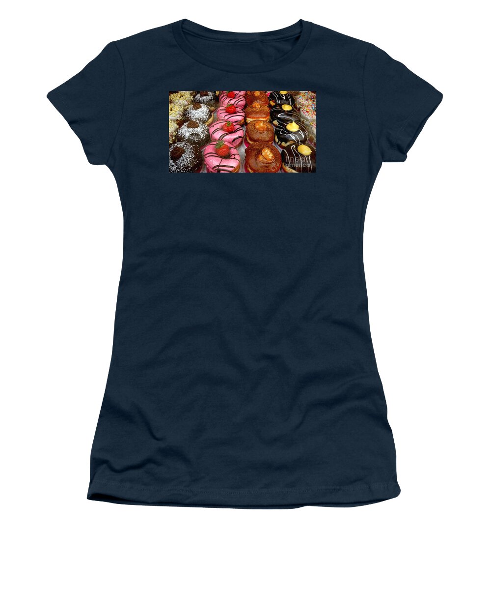 Donut Women's T-Shirt featuring the photograph Donutopia by Olivier Le Queinec