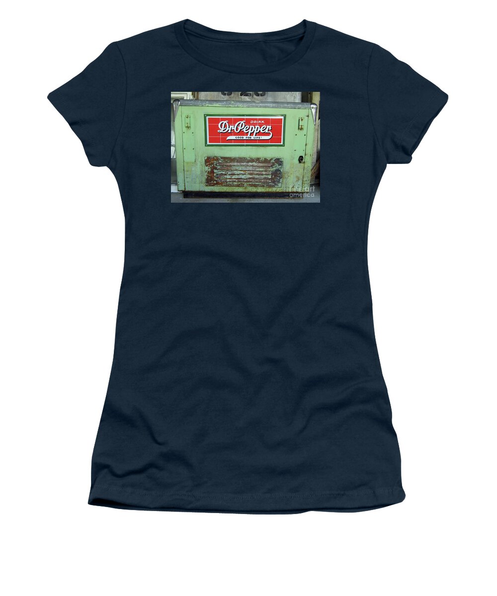 Cooler Women's T-Shirt featuring the photograph Dr Pepper Cooler by D Hackett