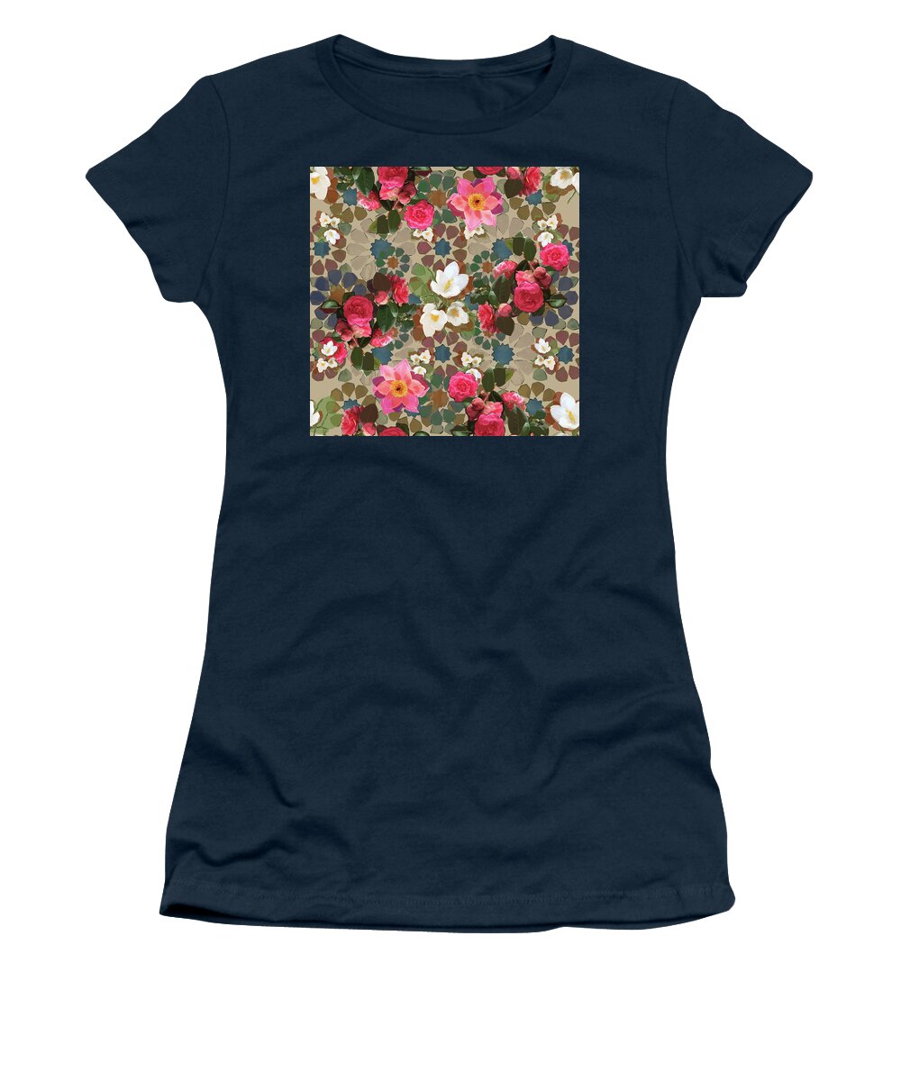 Alhambra Women's T-Shirt featuring the mixed media Dreams X by BFA Prints