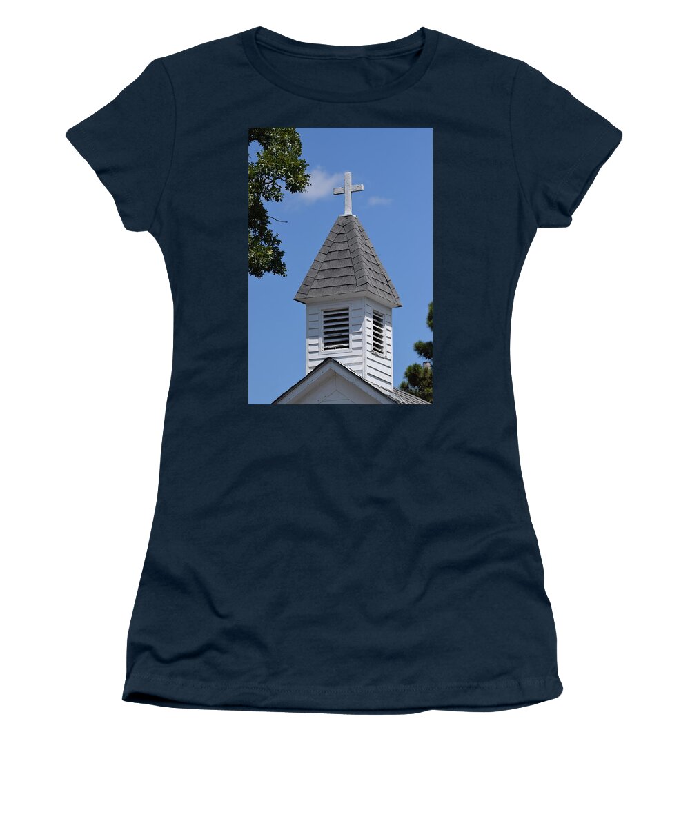 Cross Women's T-Shirt featuring the photograph Eureka 3 by Lawrence Hess