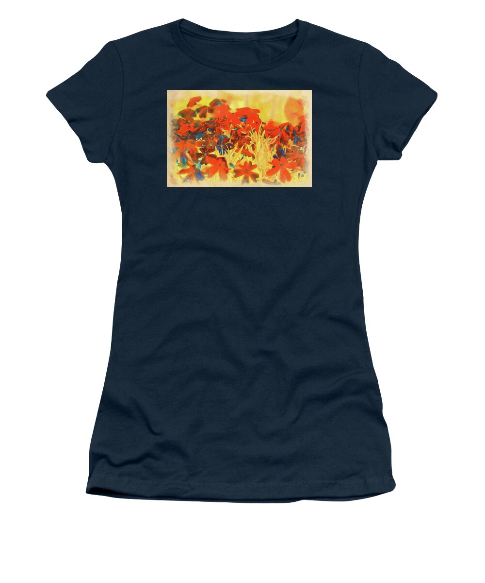 Fall Women's T-Shirt featuring the digital art Fall Colors by Alex Mir