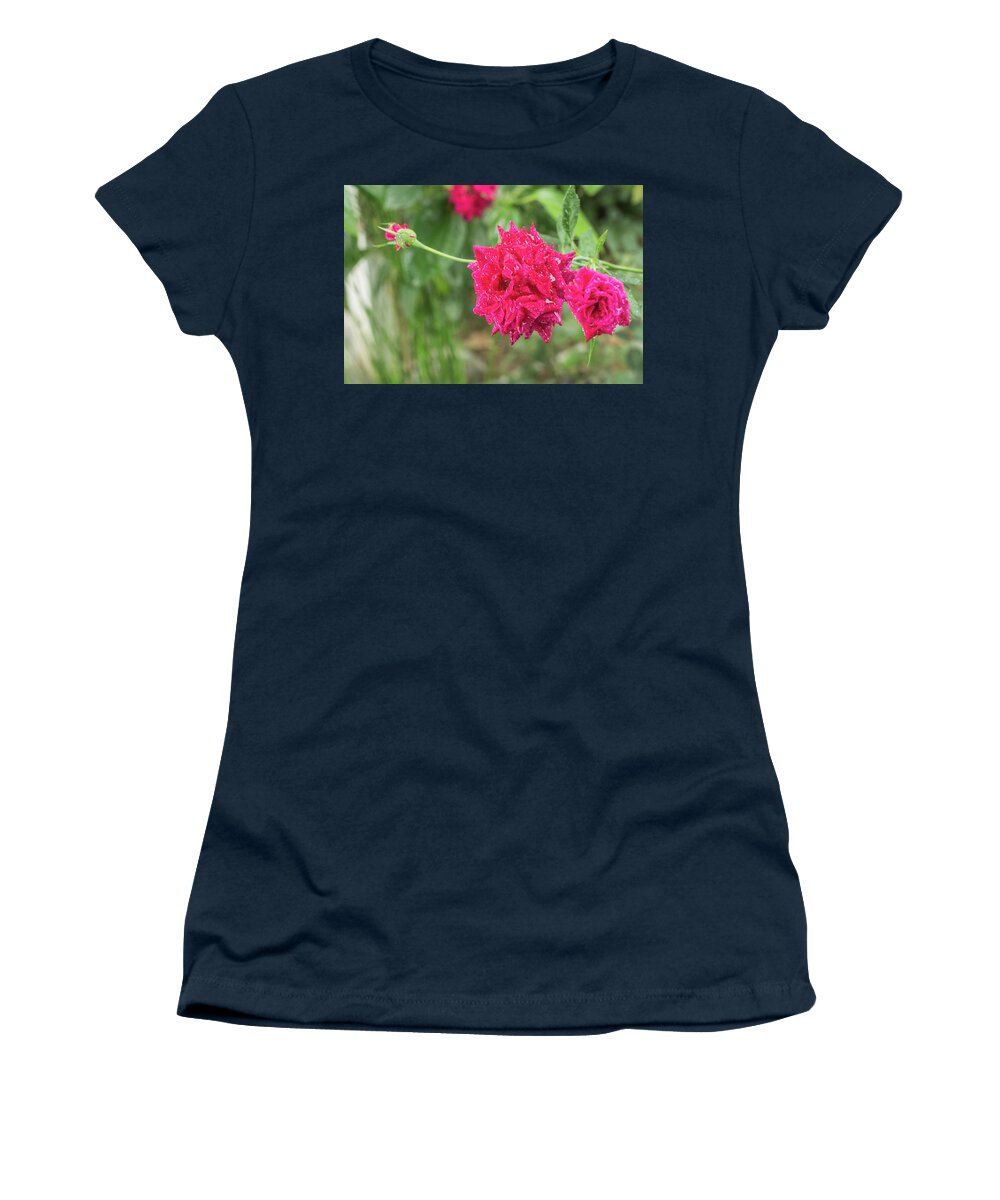 Flower Women's T-Shirt featuring the photograph Flower Season Blooms by Mangge Totok