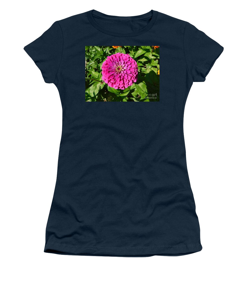 Fluffy Purple Women's T-Shirt featuring the photograph Fluffy Purple by Barbra Telfer