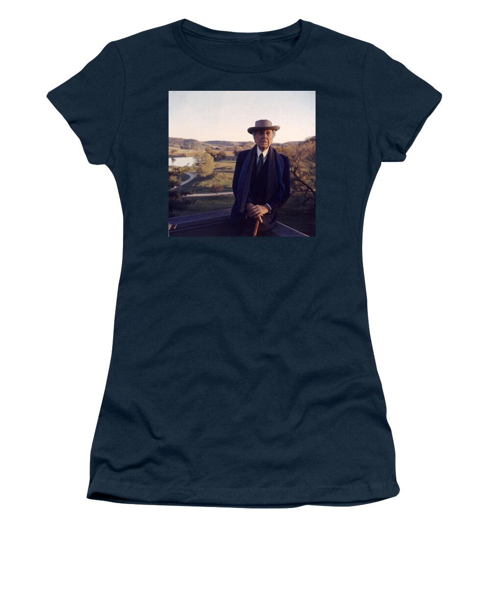 Architect Women's T-Shirt featuring the photograph Frank Lloyd Wright by Tom Hollyman