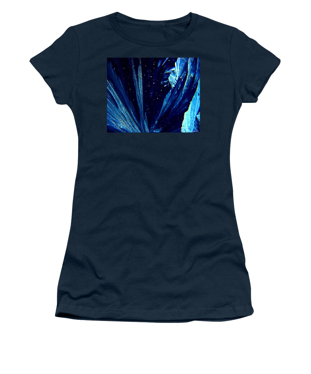  Women's T-Shirt featuring the photograph Frozen Night by Rein Nomm