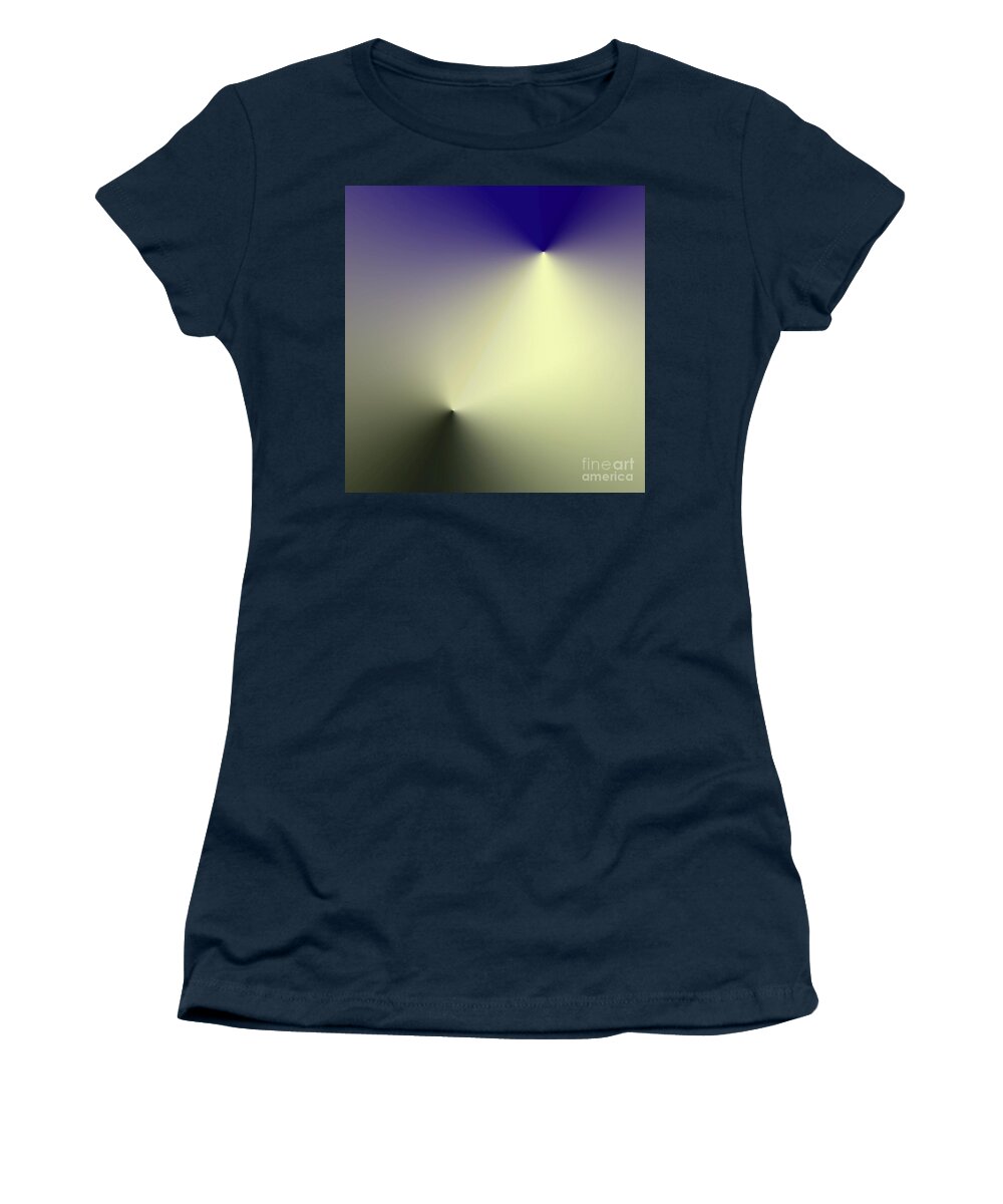 Ghosts Women's T-Shirt featuring the digital art Ghosts by Alex Caminker