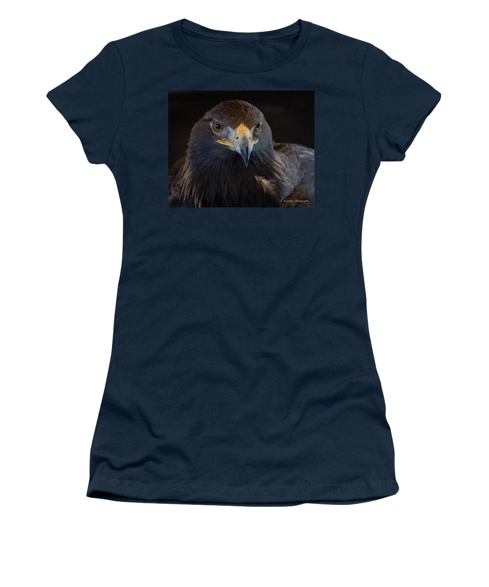 Eagle Women's T-Shirt featuring the photograph Golden Eagle I by Al Griffin