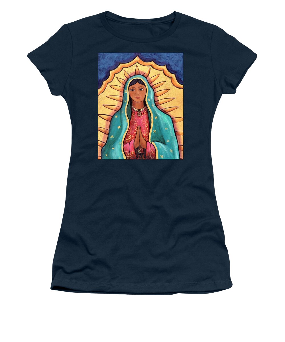 Guadalupe Women's T-Shirt featuring the painting Guadalupe by Candy Mayer