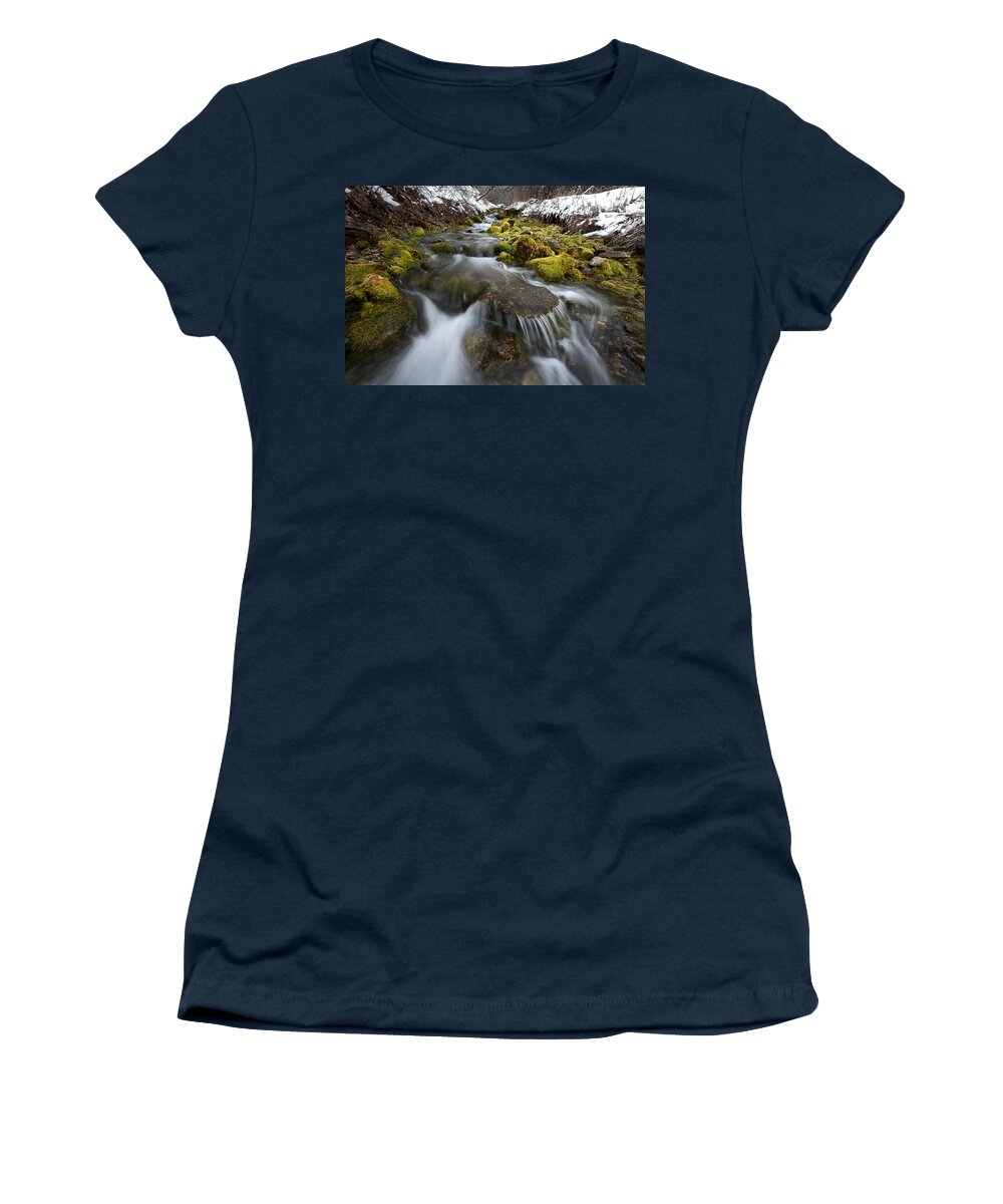 Creek Women's T-Shirt featuring the photograph Hallow Hollow by David Andersen
