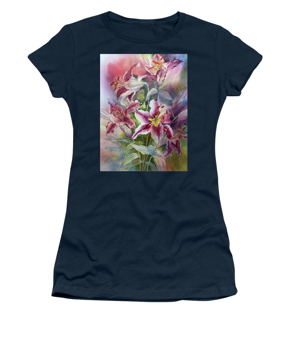 Stargazers Women's T-Shirt featuring the painting Heaven Scent by Tara Moorman