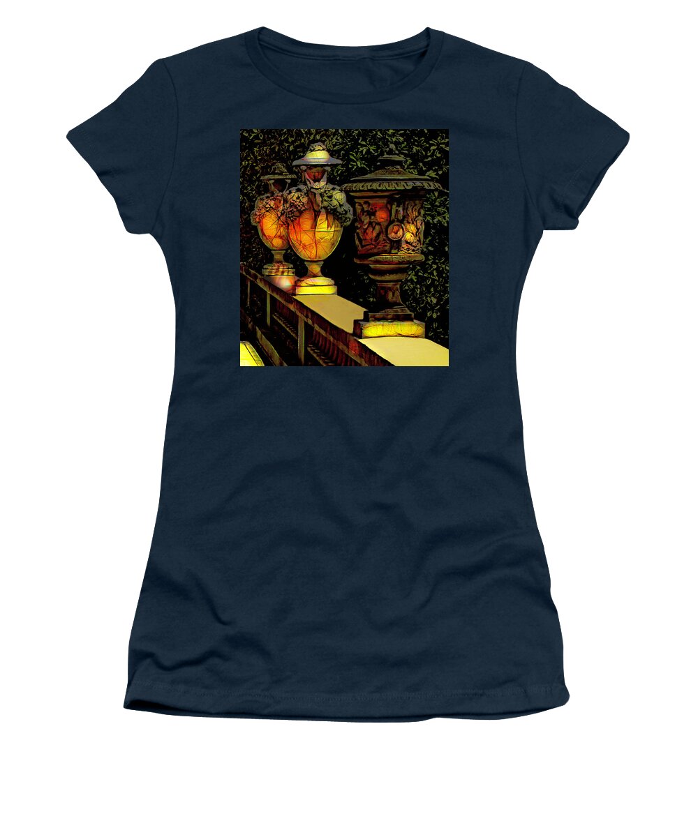Art Women's T-Shirt featuring the mixed media Huntington Library Relics by Joseph Hollingsworth