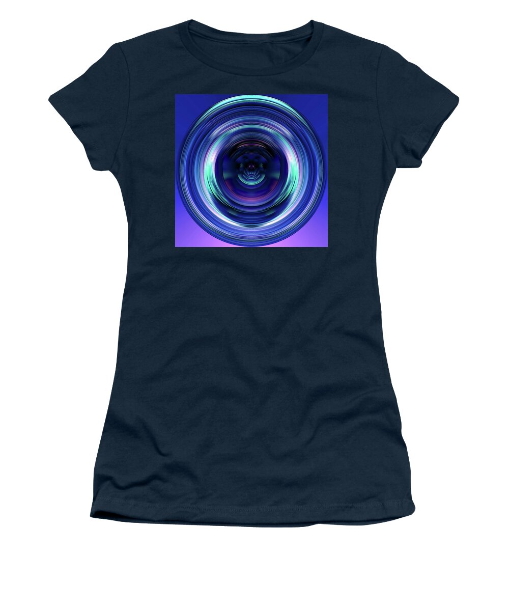 Sphere Women's T-Shirt featuring the digital art Introspection by Jennifer Walsh
