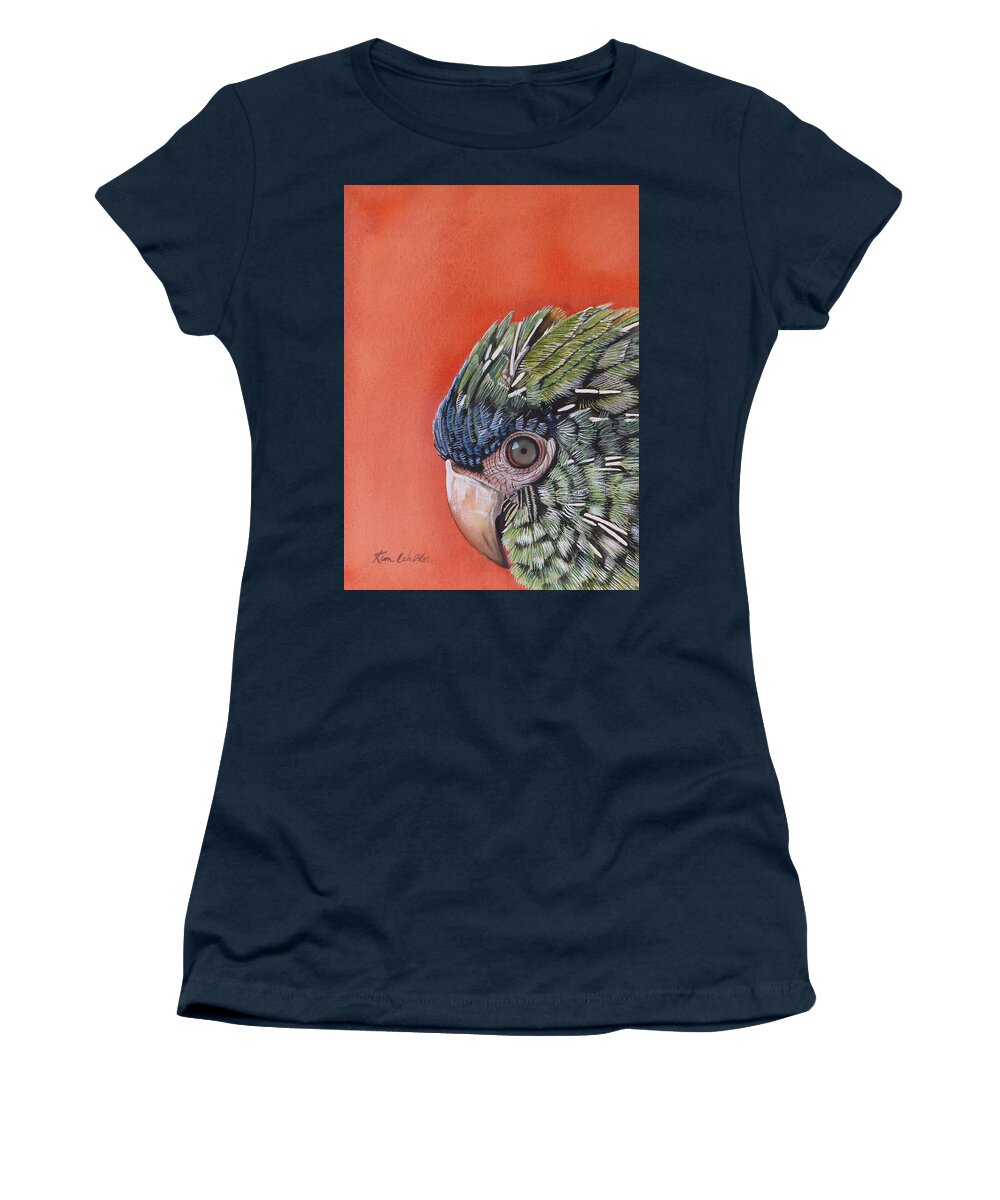 Orange Women's T-Shirt featuring the painting Jose Watercolor by Kimberly Walker