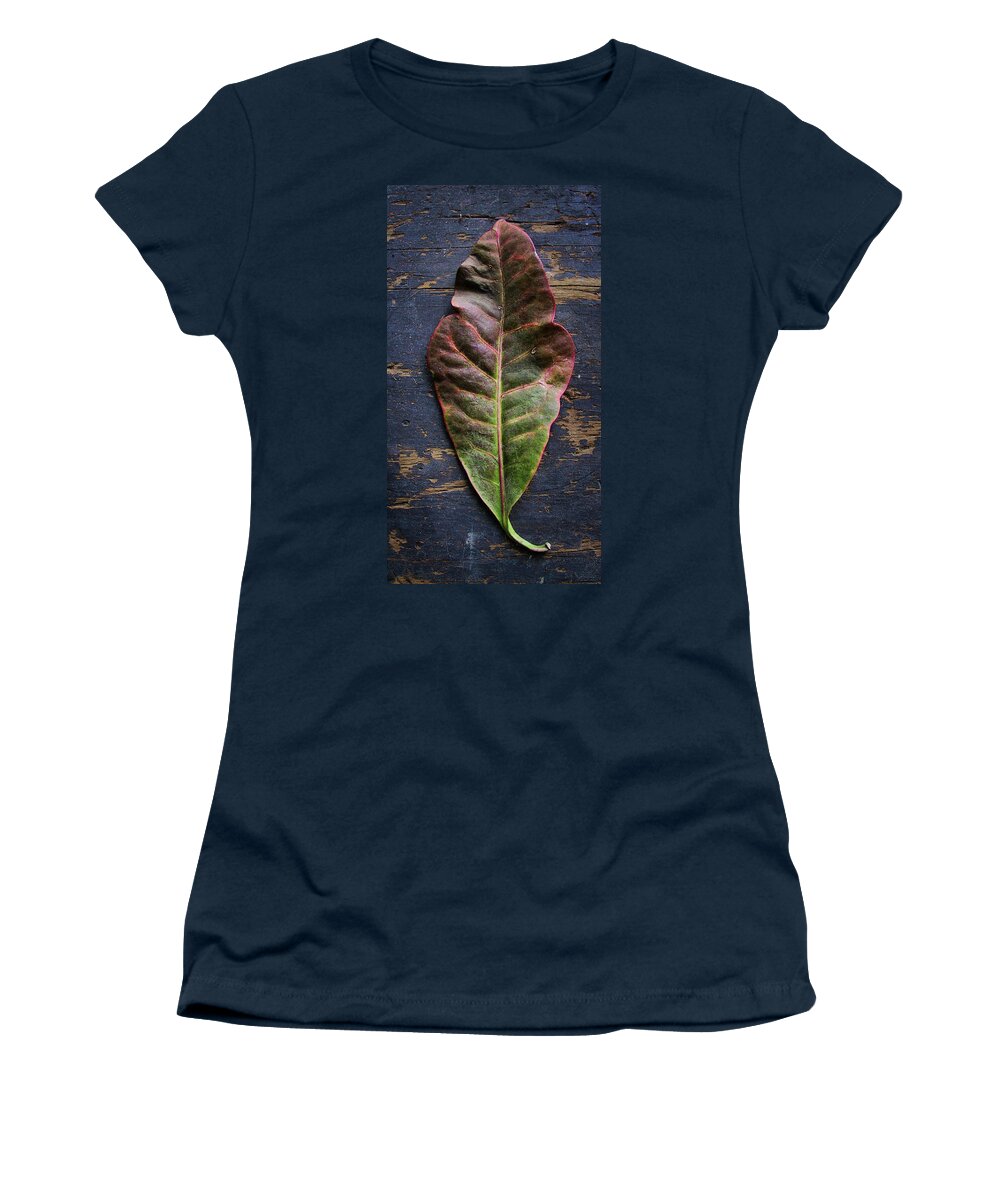 Leaf Women's T-Shirt featuring the photograph Leaf by John Hansen