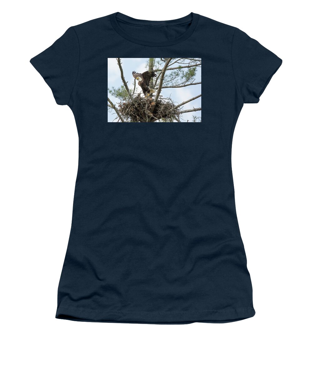 Women's T-Shirt featuring the photograph Lift Off by Doug McPherson