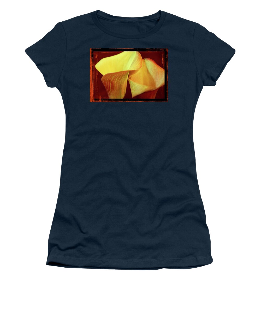 Calla Lily Women's T-Shirt featuring the photograph Lily Love by Francine Collier