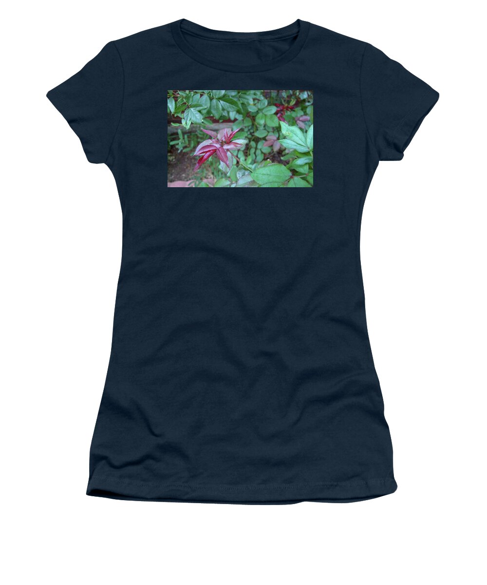 Purple Women's T-Shirt featuring the photograph Loan Bloom by c Winslow Shafer