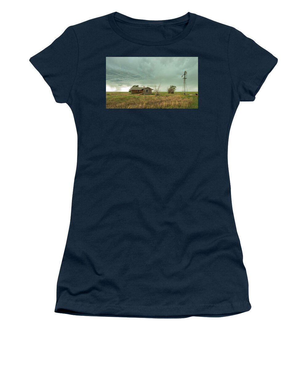 Colorado Women's T-Shirt featuring the photograph Lonely by Laura Hedien