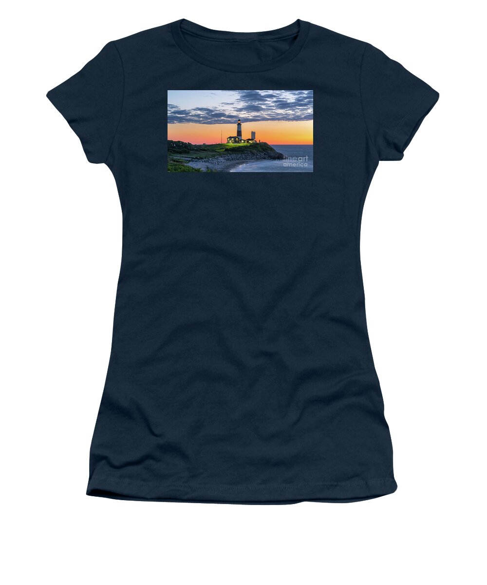 Montauk Women's T-Shirt featuring the photograph Magnificent Montauk by Sean Mills