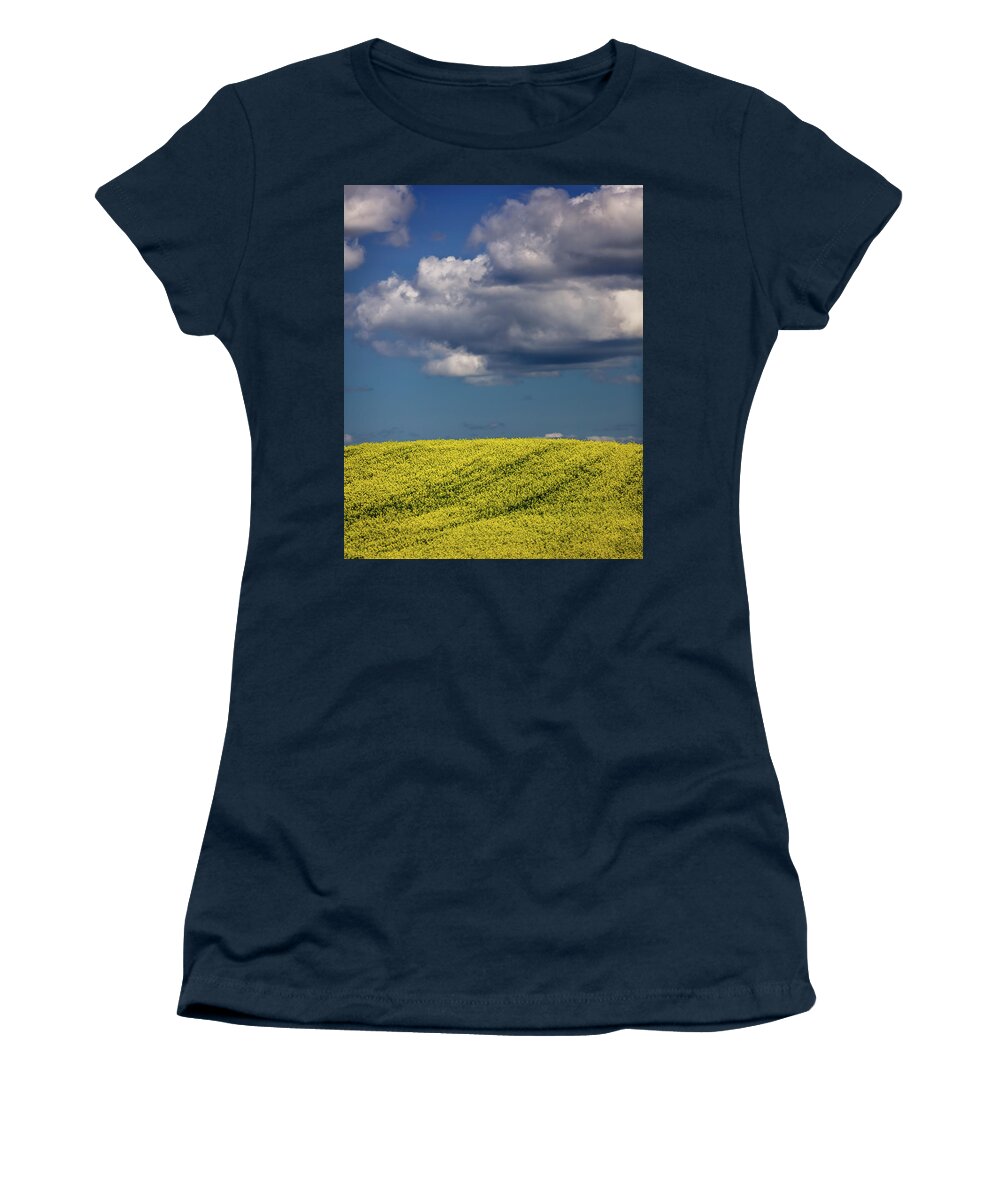 Canada Women's T-Shirt featuring the photograph Manitoba Canola by Gary Migues