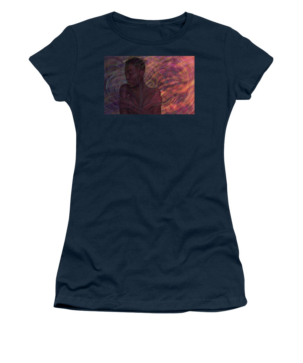Digital Art Women's T-Shirt featuring the painting Maya by Jeremy Robinson