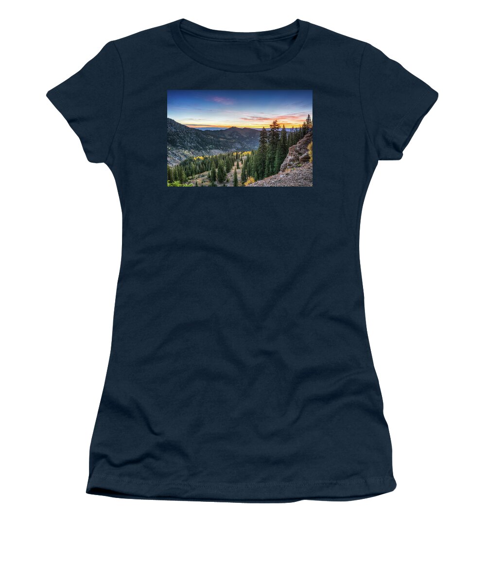 American Fork Canyon Women's T-Shirt featuring the photograph Miller Hill by Brett Engle