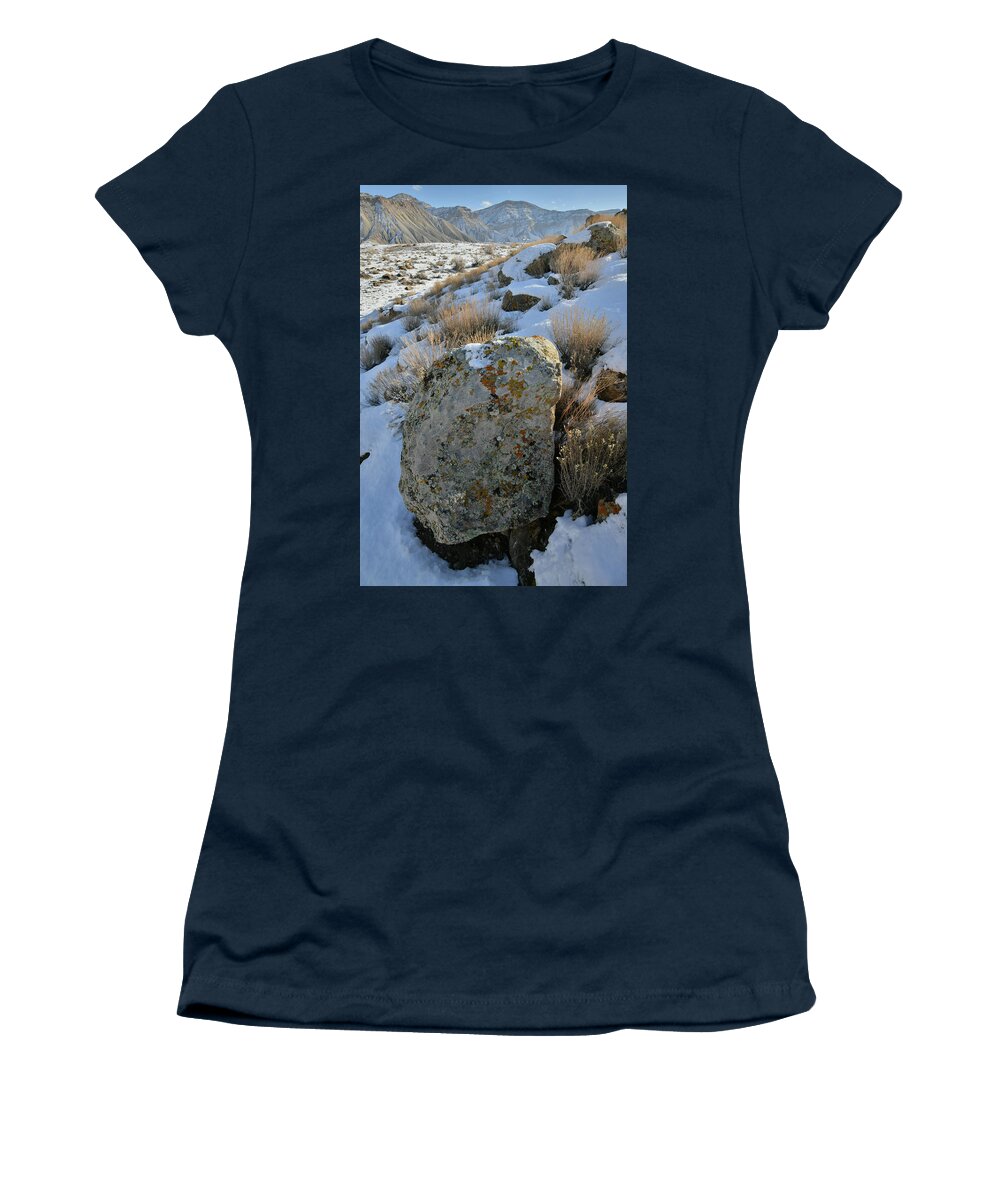 Book Cliffs Women's T-Shirt featuring the photograph Morning at the Book Cliffs by Ray Mathis
