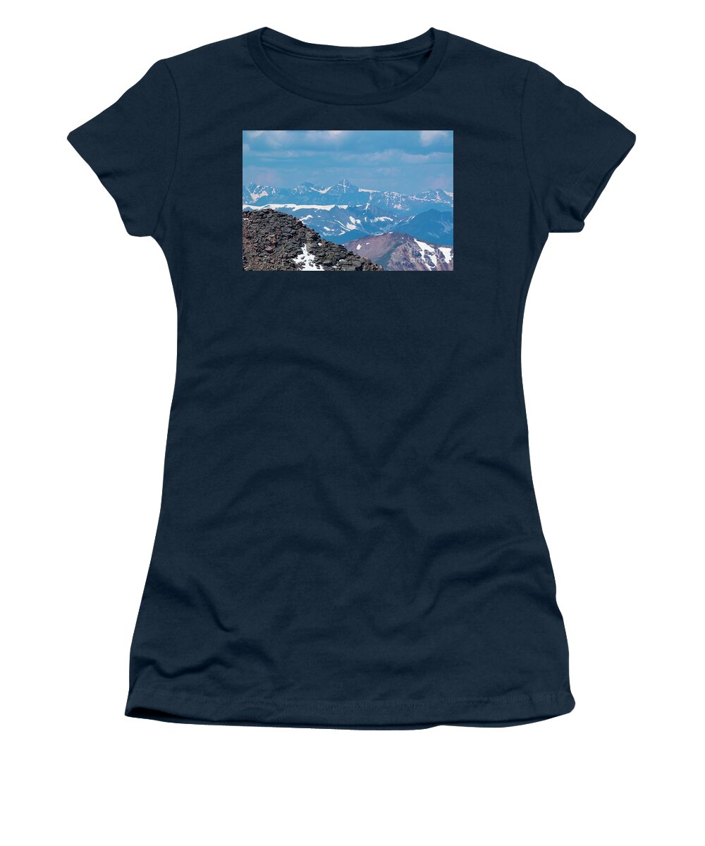 Mount Bierstadt Women's T-Shirt featuring the photograph Mount Holy Cross by Steven Krull