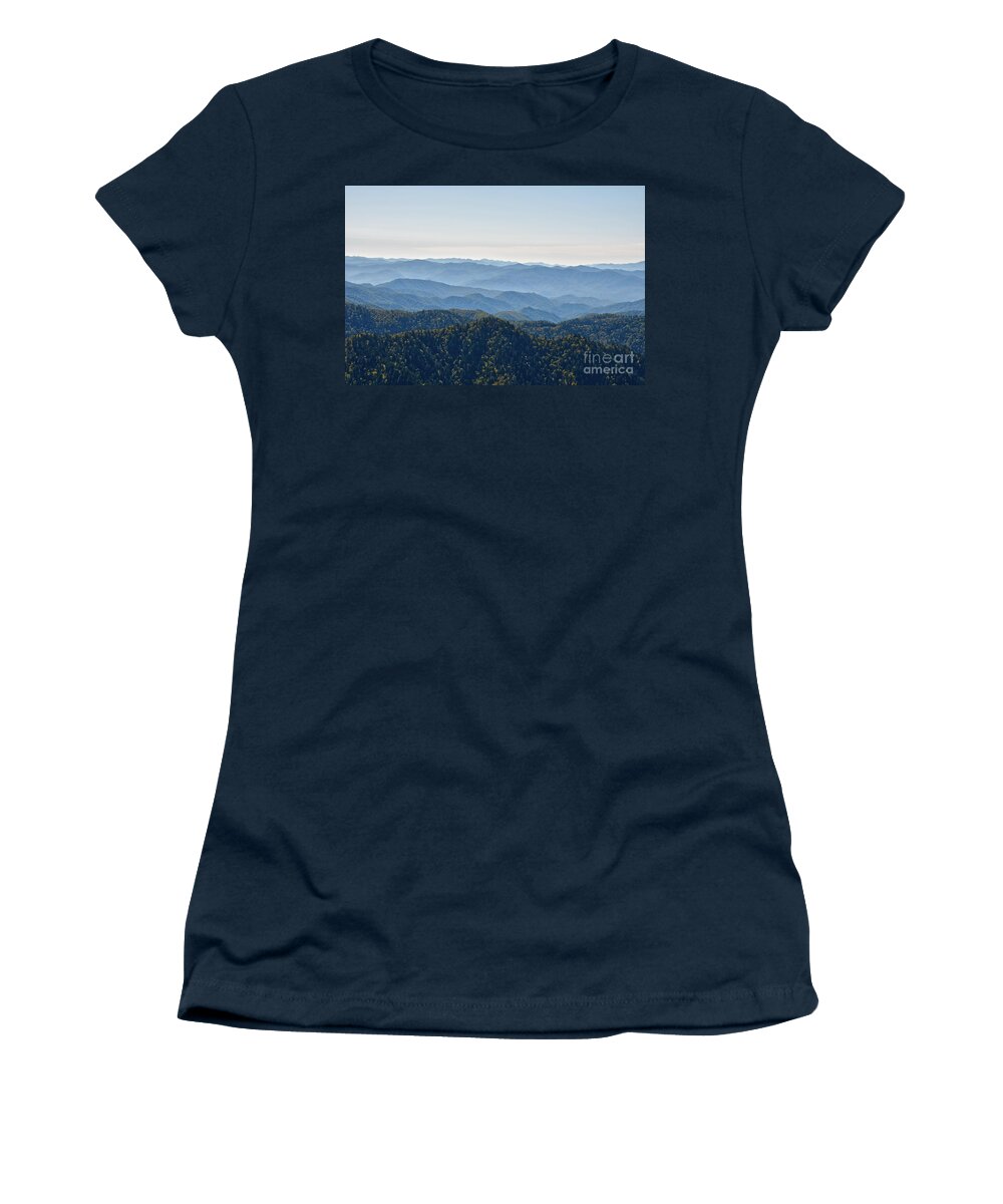Mount Leconte Women's T-Shirt featuring the photograph Mount LeConte 13 by Phil Perkins