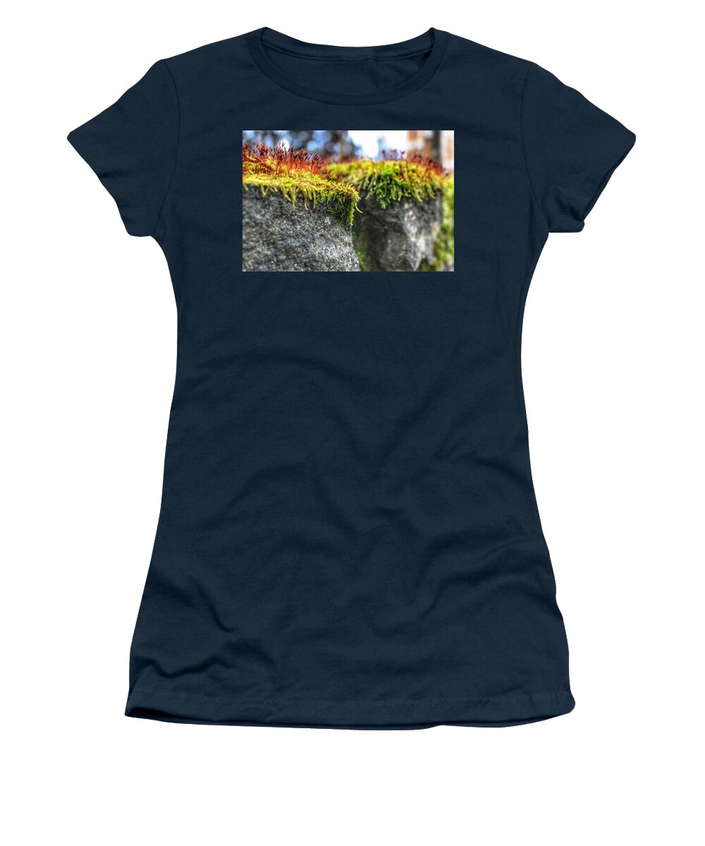 Moss Women's T-Shirt featuring the photograph Nascent by Christopher Lotito