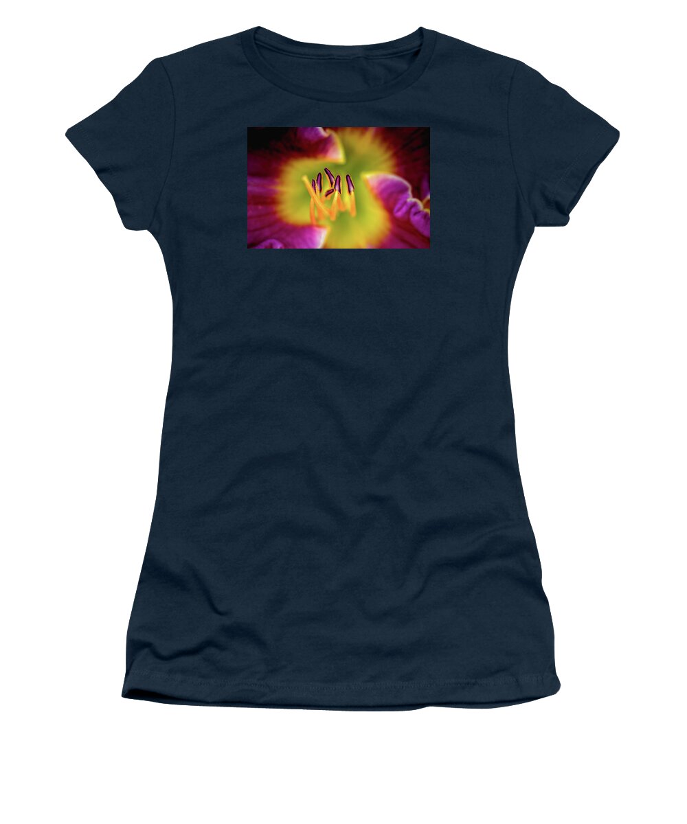 Flower Women's T-Shirt featuring the photograph Nebula by Laura Roberts
