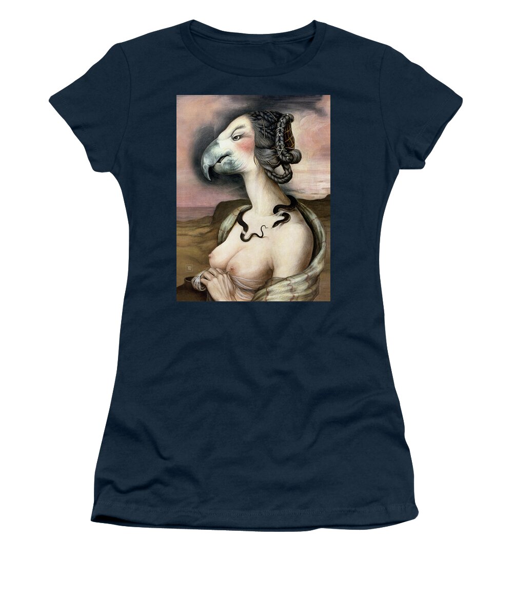 Woman Women's T-Shirt featuring the painting Noblesse Oblige by Yvonne Wright