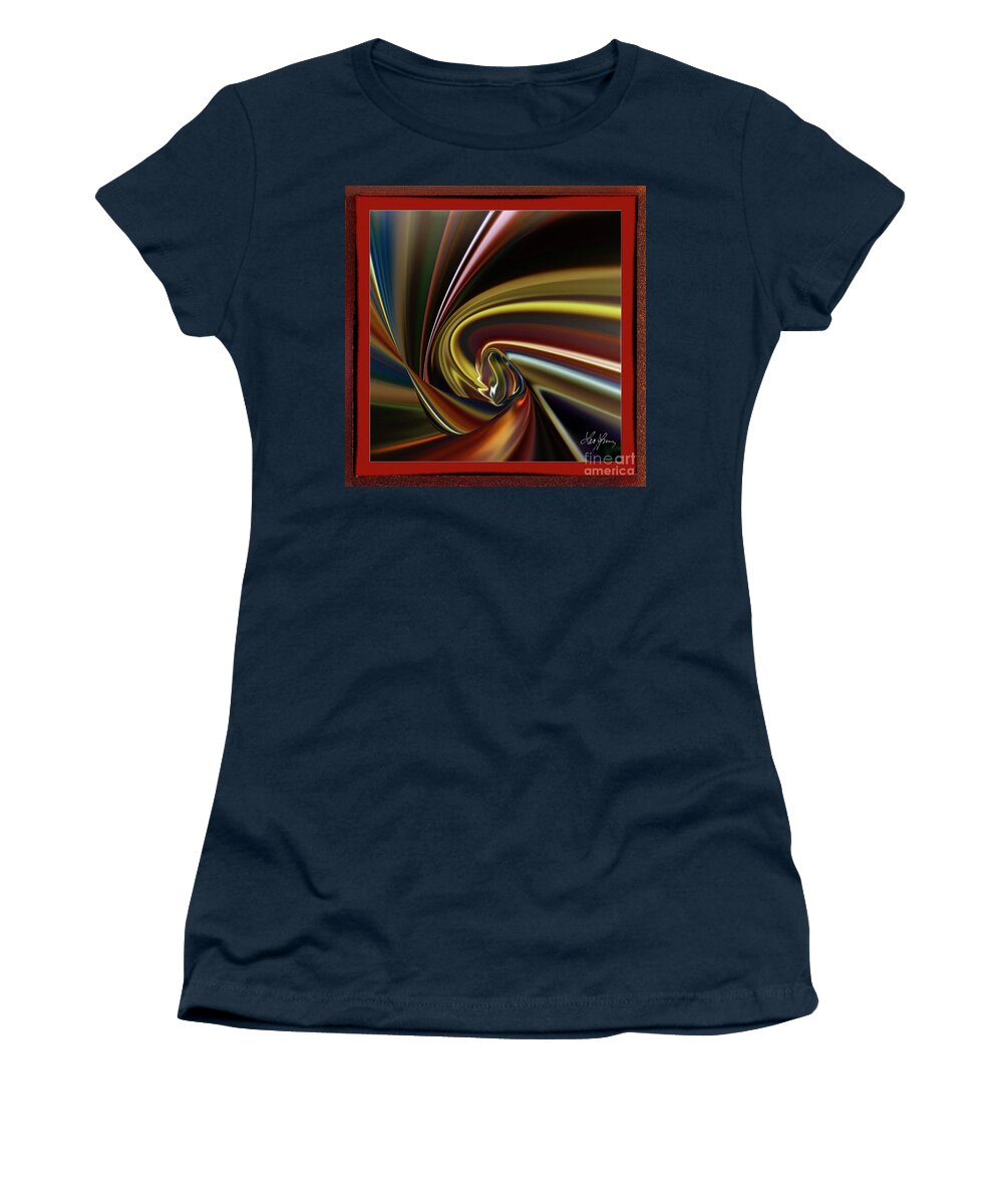 Note Women's T-Shirt featuring the digital art Note In The Diary Of Love by Leo Symon