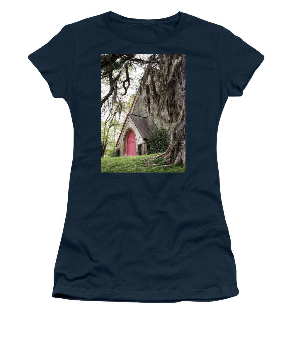 Church Women's T-Shirt featuring the photograph Old Gothic Church by Susan Rissi Tregoning
