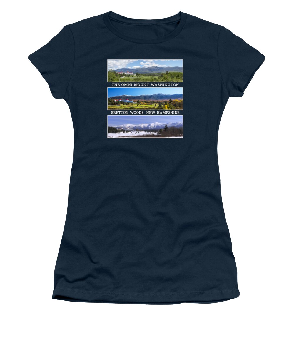 Omni Women's T-Shirt featuring the photograph Omni Three Season Cutout by White Mountain Images