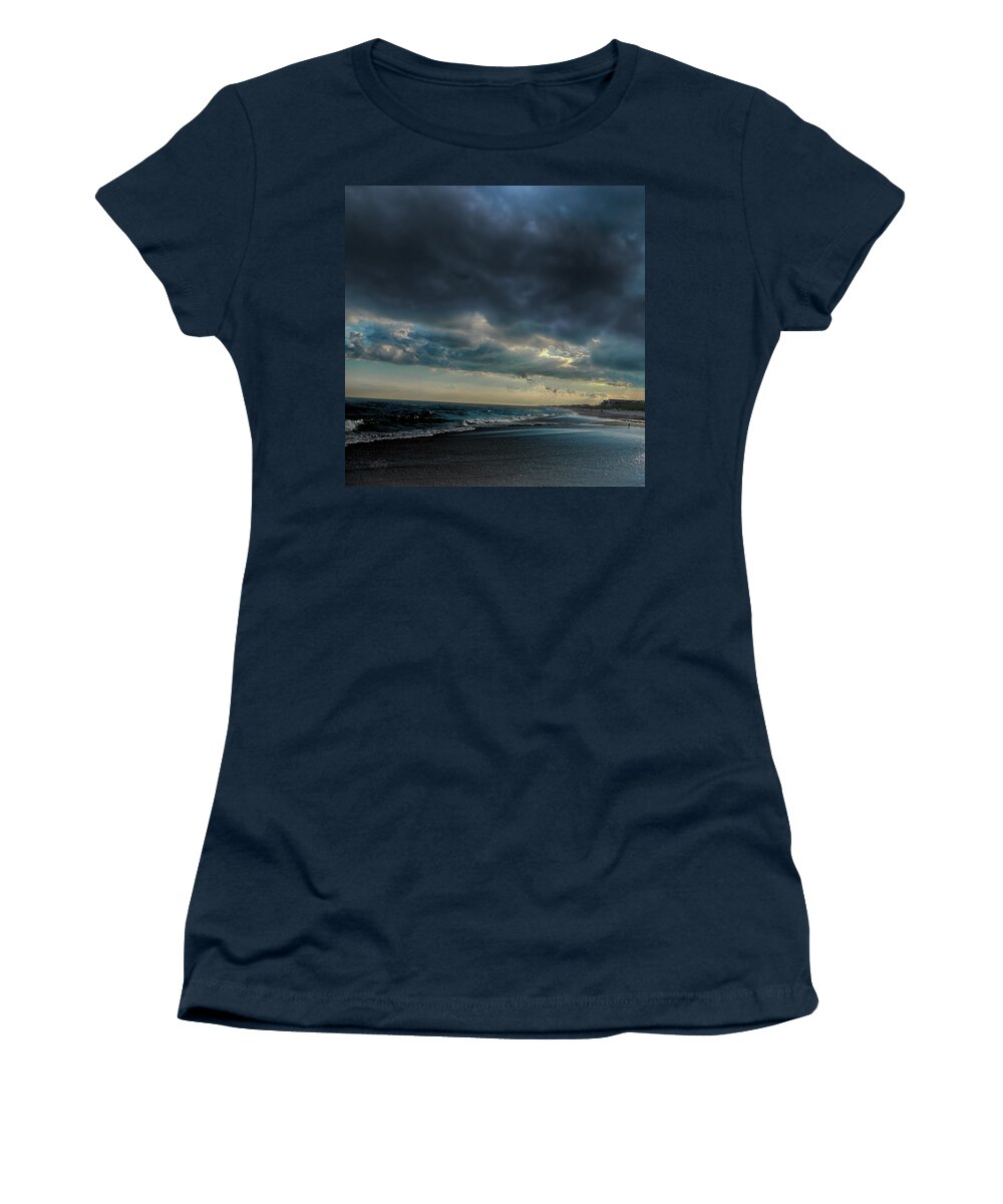 Storm Women's T-Shirt featuring the photograph Passing Storm by Michael Frank