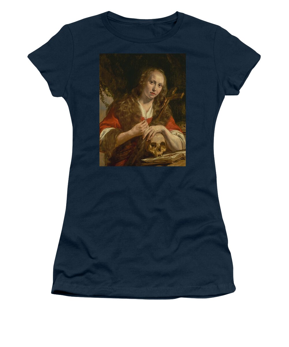 17th Century Art Women's T-Shirt featuring the painting Penitent Magdalene by Jan de Bray