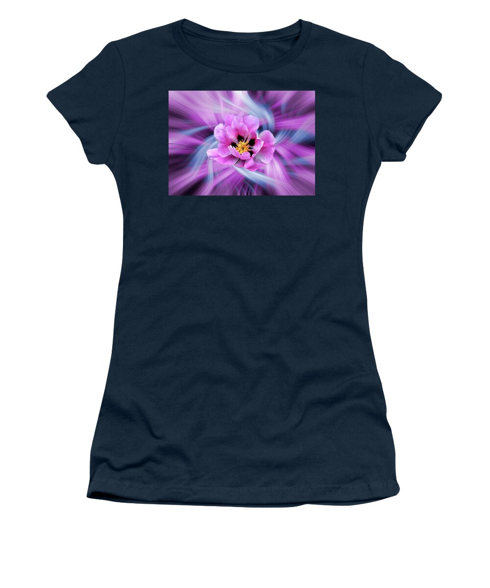 Peony Women's T-Shirt featuring the photograph Peony Magic by James DeFazio
