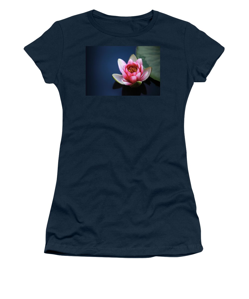 Photo Women's T-Shirt featuring the photograph Perfect lotus by Top Wallpapers