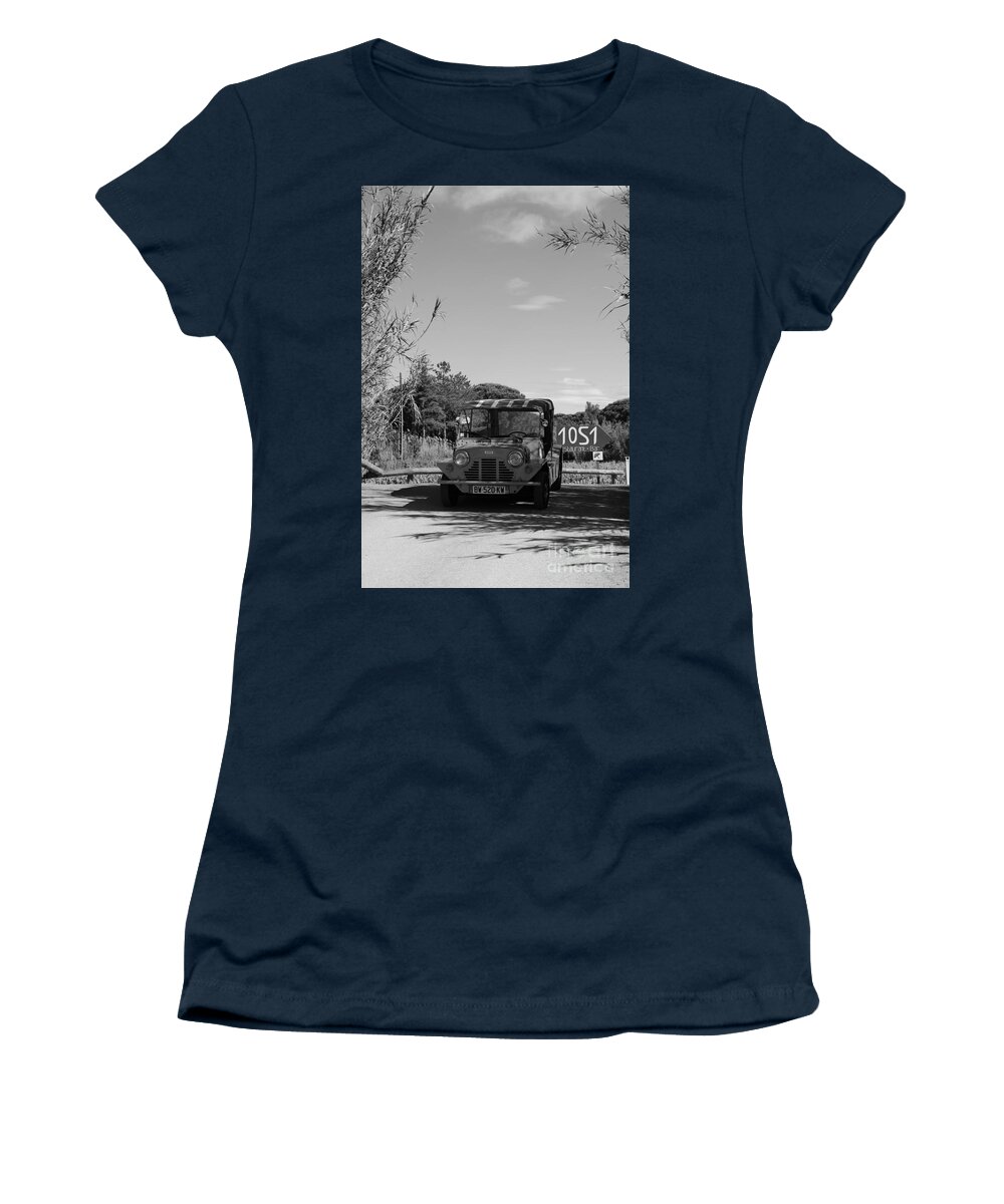 Plage 1051 Women's T-Shirt featuring the photograph Plage 1051 Ramatuelle by Tom Vandenhende
