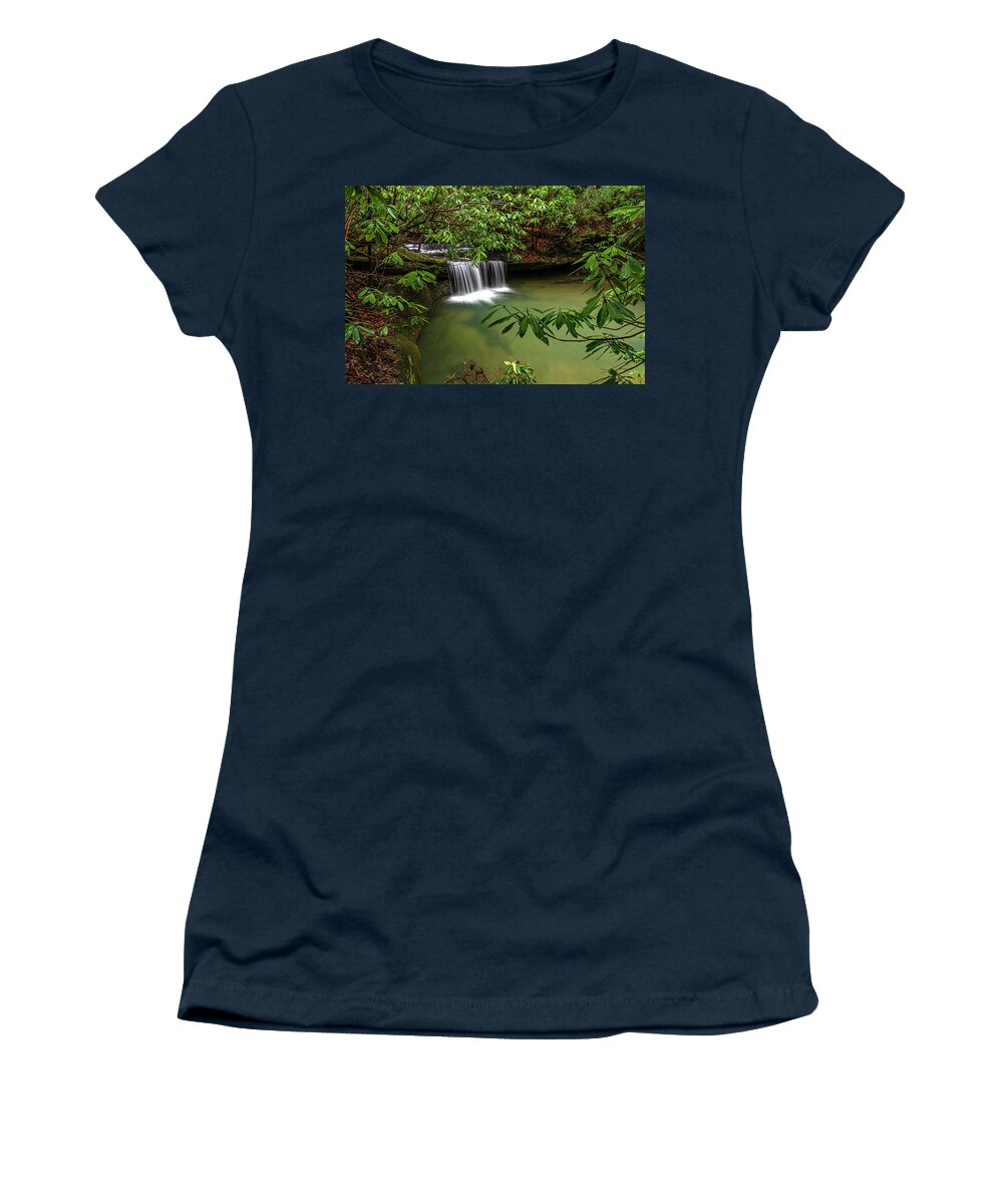 Creek Women's T-Shirt featuring the photograph Ponder Branch by Ulrich Burkhalter